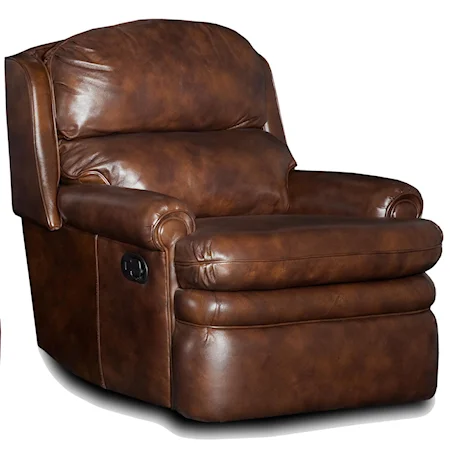 Power Wall Hugger Recliner with Rolled Arms